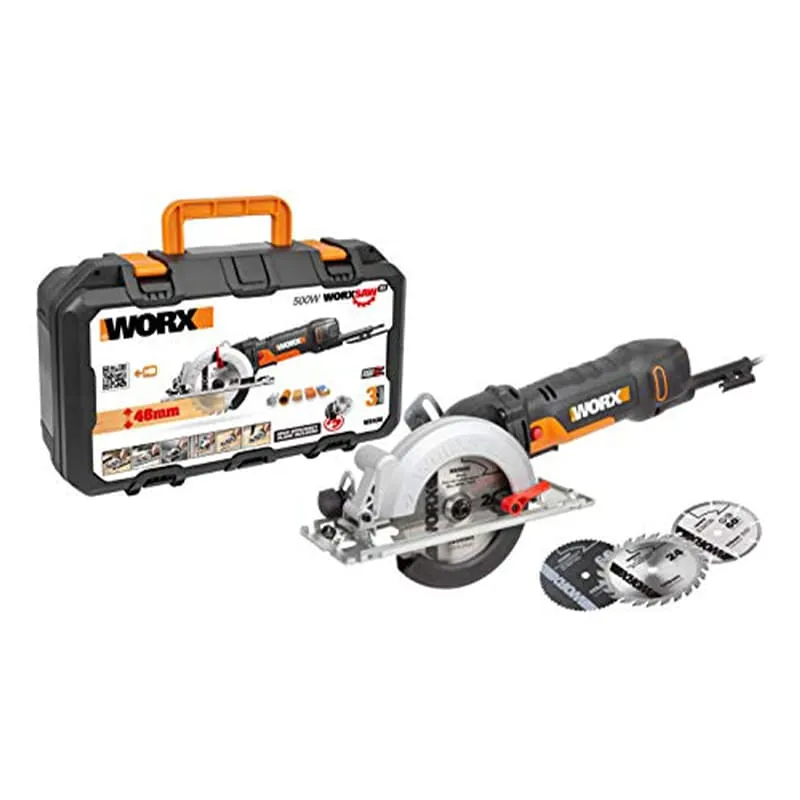 Дисковая пила компактная WORX WX439 220V WORXSaw 480Вт 120мм электрическая — детальное фото